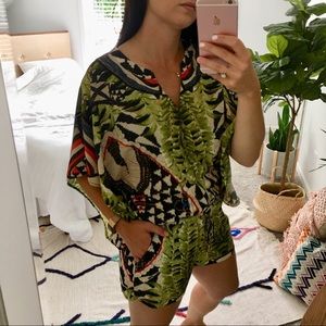 Hale Bob Kaja Crepe De Chine Romper